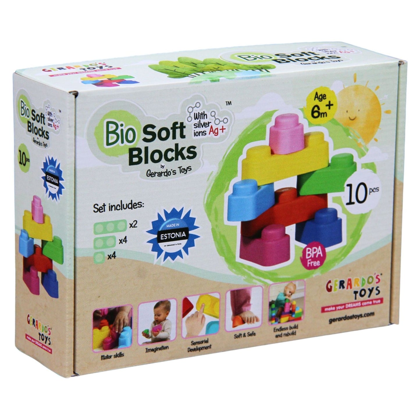 Soft Blocks Set - 10 pieces