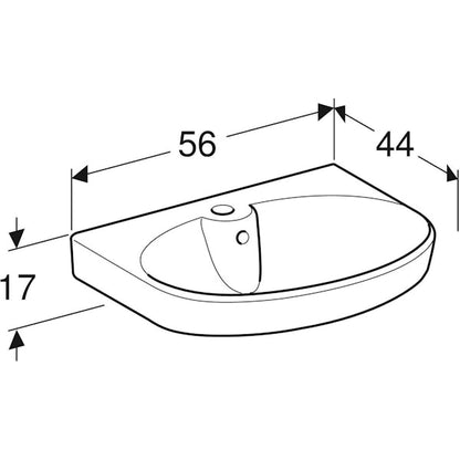 PESUALLAS IDO 1116401101 GLOW 560 (560x440mm)