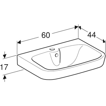 PESUALLAS IDO 1116701101 GLOW 600 (600x440mm)