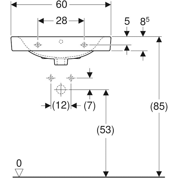 PESUALLAS IDO 1116701101 GLOW 600 (600x440mm)