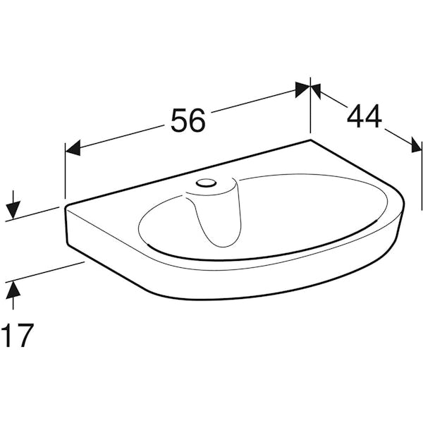 PESUALLAS IDO 1216401101 GLOW 560 EI YLIV. (560x440mm)