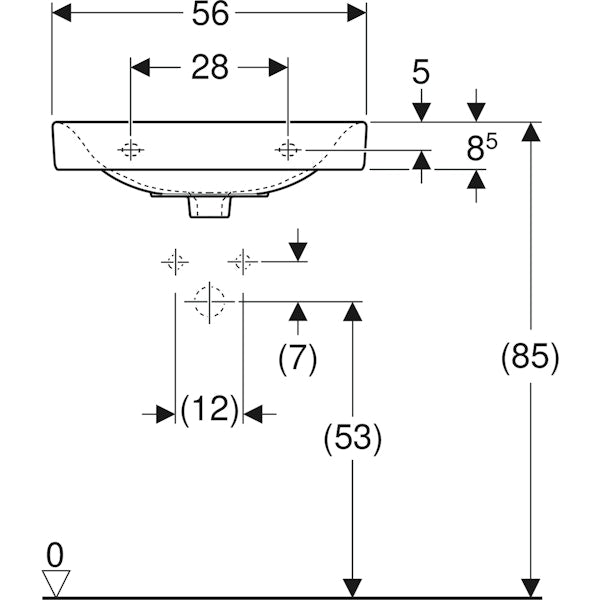 PESUALLAS IDO 1216401101 GLOW 560 EI YLIV. (560x440mm)