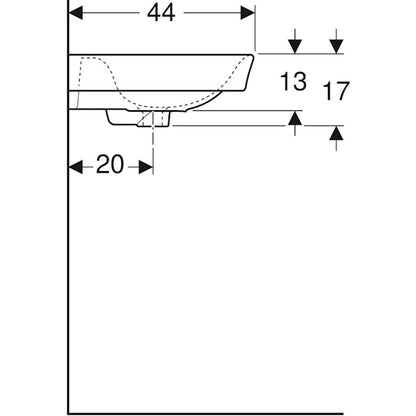 PESUALLAS IDO 1216401101 GLOW 560 EI YLIV. (560x440mm)