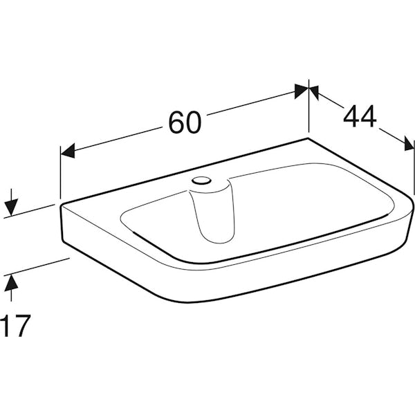 PESUALLAS IDO 1216701101 GLOW 600 EI YLIV. 600x440mm