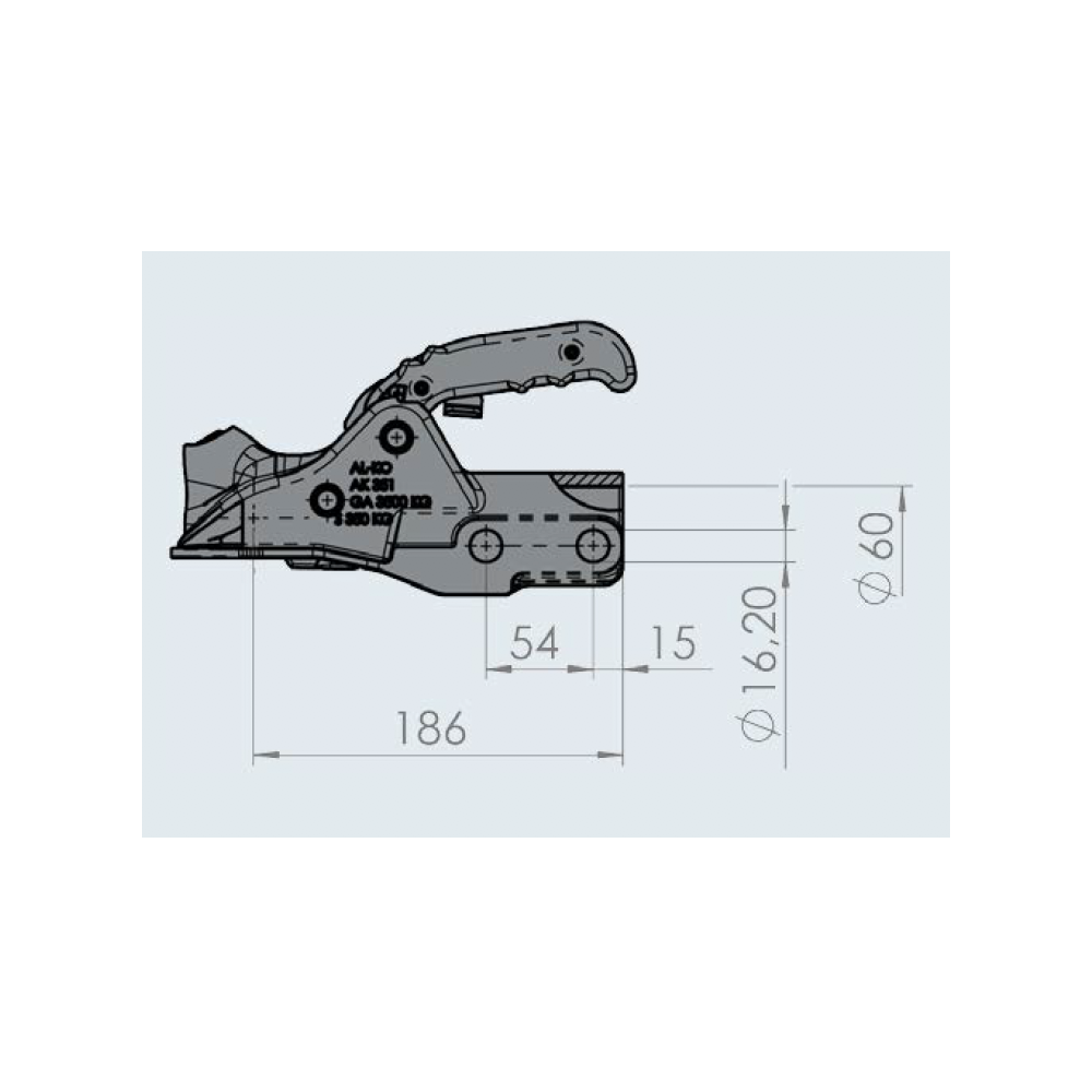 Kuulakytkin AL-KO AK 351 Profi