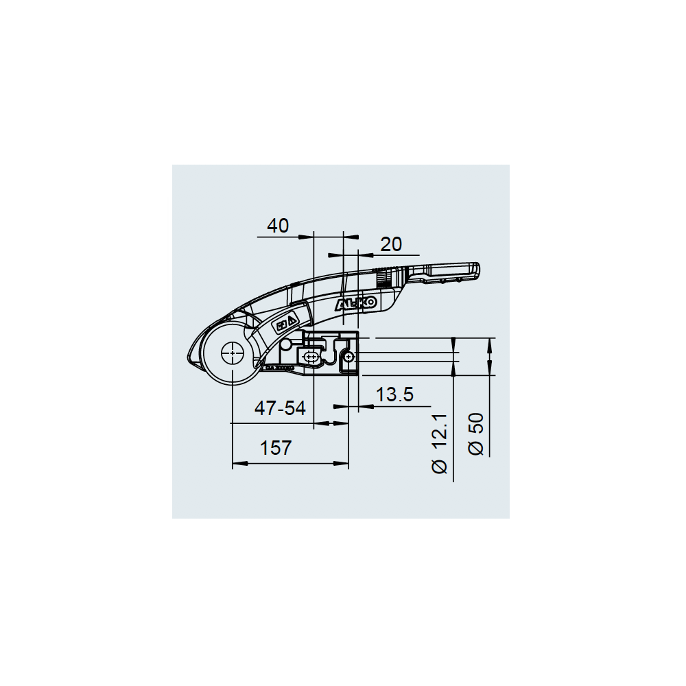 Turvakytkin AL-KO AKS 3004 + lukko