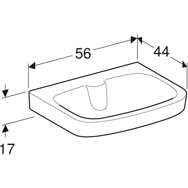 PESUALLAS IDO 1266501101 GLOW 560 NELIÖ (560x440mm)