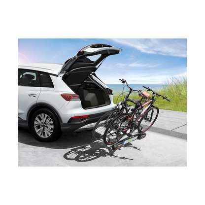 Pyöräteline Eufab Bike Lift kahdelle pyörälle musta