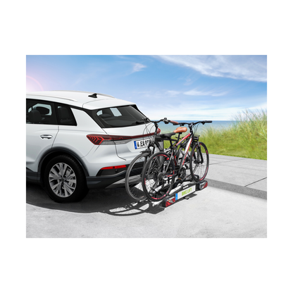 Pyöräteline Eufab Bike Lift kahdelle pyörälle musta