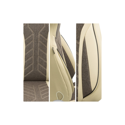 Bremer Istuinsuojat 2 kpl Ducato / Jumper / Boxer - Beige/Ruskea