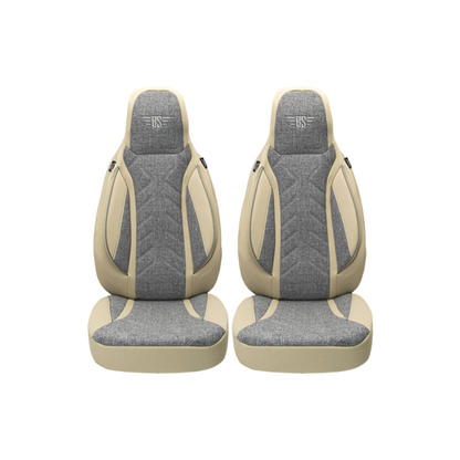 Bremer Istuinsuojat 2 kpl Ducato / Jumper / Boxer - Harmaa/Beige