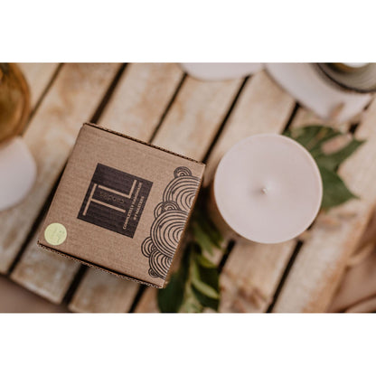 Hand-made Soy Wax Candle with Linden Flower & Honey Scent