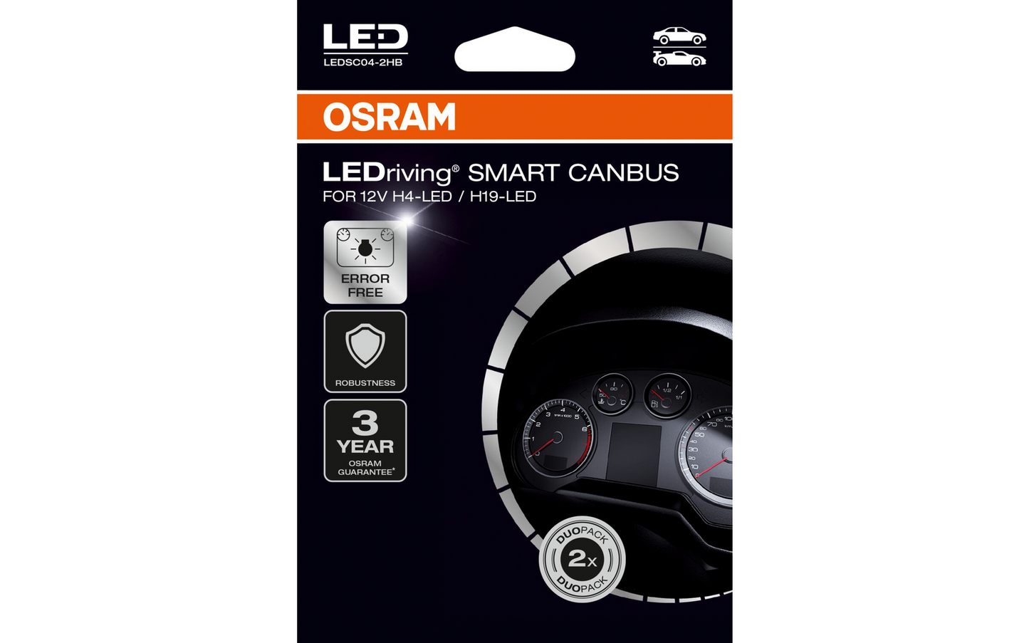 OSRAM LEDriving Smart Canbus – Virheilmoituksia estävä LED-moduul