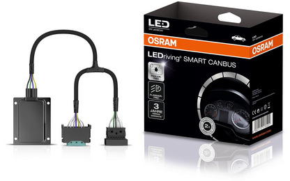Osram LEDriving SMART CANBUS -vikakoodien vaimennin ajoneuvojärjestelmässä LED-jälkiasennuksen LEDSC03-1 aikana - 