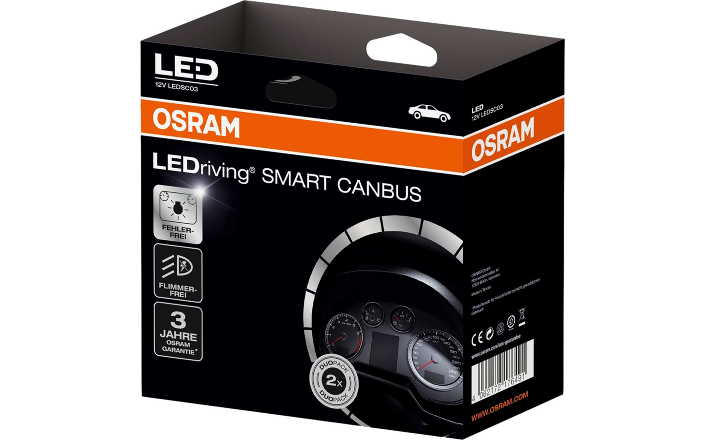 OSRAM LEDriving Smart Canbus – Virheilmoituksia estävä LED-moduuli