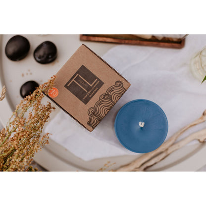 Hand-made Soy Wax Candle with Amber Scent
