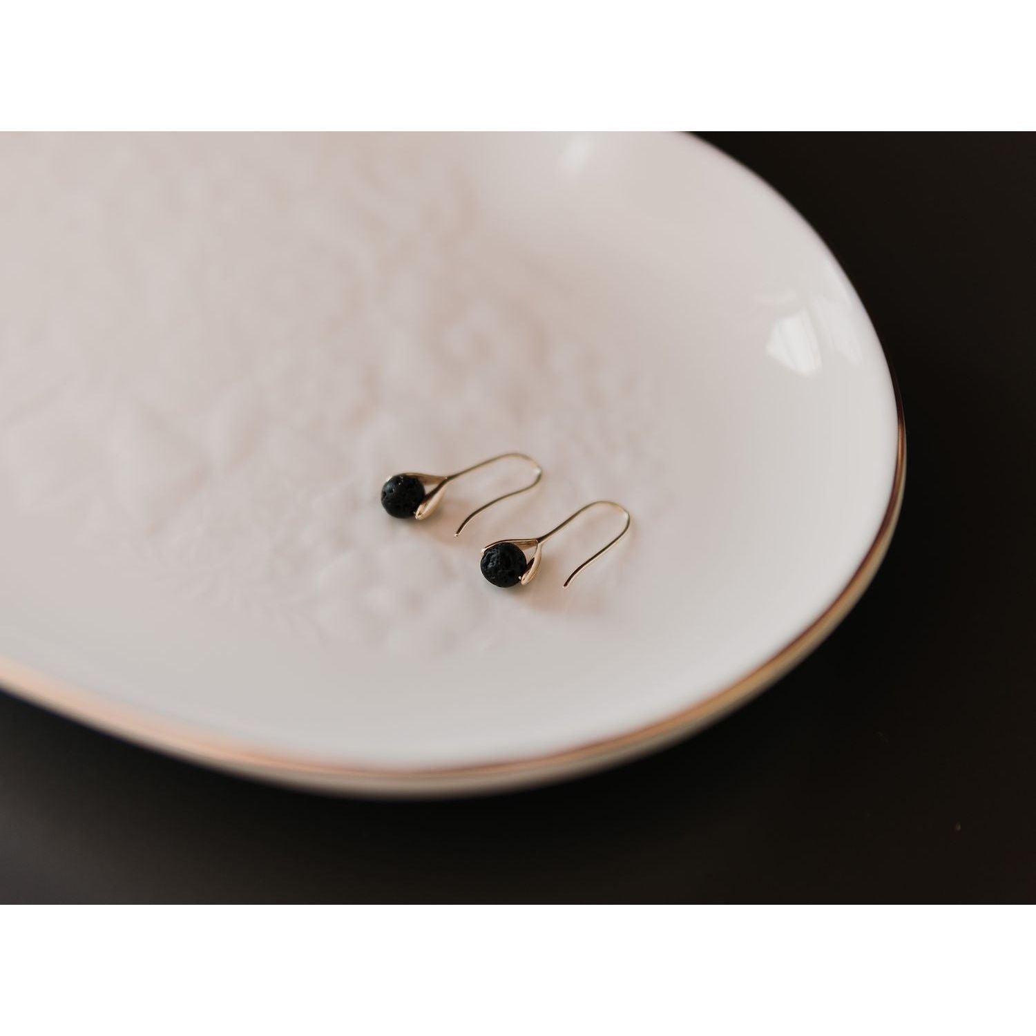 14K Gold Plated Diffuser Earrings - Drop