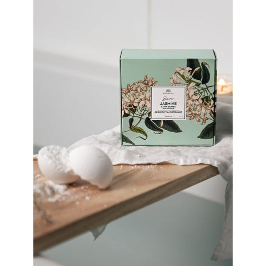 Divine Jasmine Bath Bomb With Vitamin E - Set of 4 Bombs