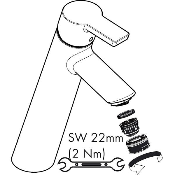 PORESUUTIN HANSGROHE 95928000 5 L MIN M24X1