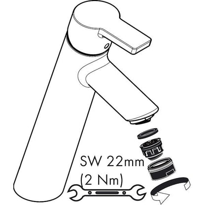 PORESUUTIN HANSGROHE 95928000 5 L MIN M24X1