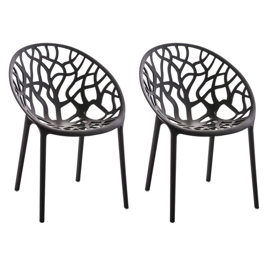 Sarja 2 pinottavaa puutarhatuolia Hope