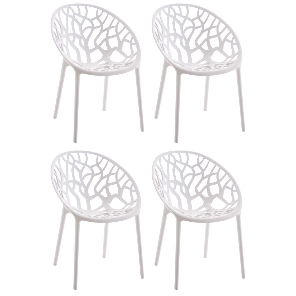 4 pinottavan puutarhatuolin setti Hope