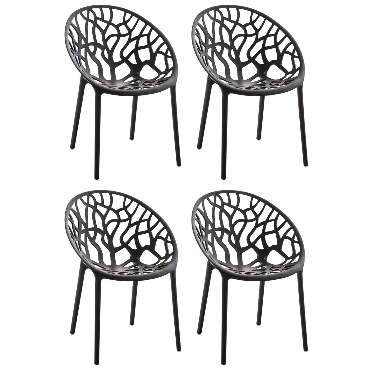 4 pinottavan puutarhatuolin setti Hope