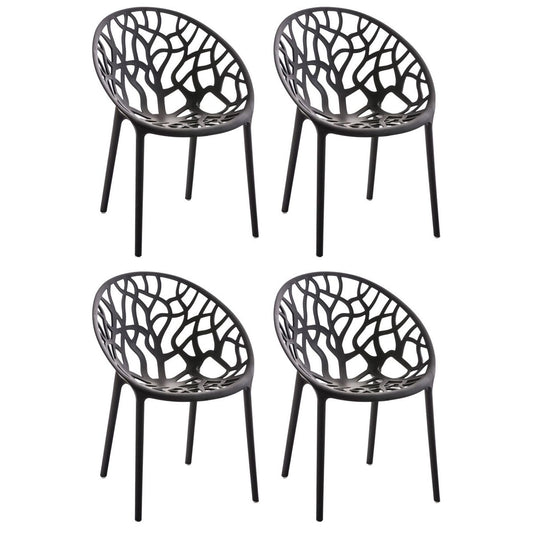 4 pinottavan puutarhatuolin setti Hope