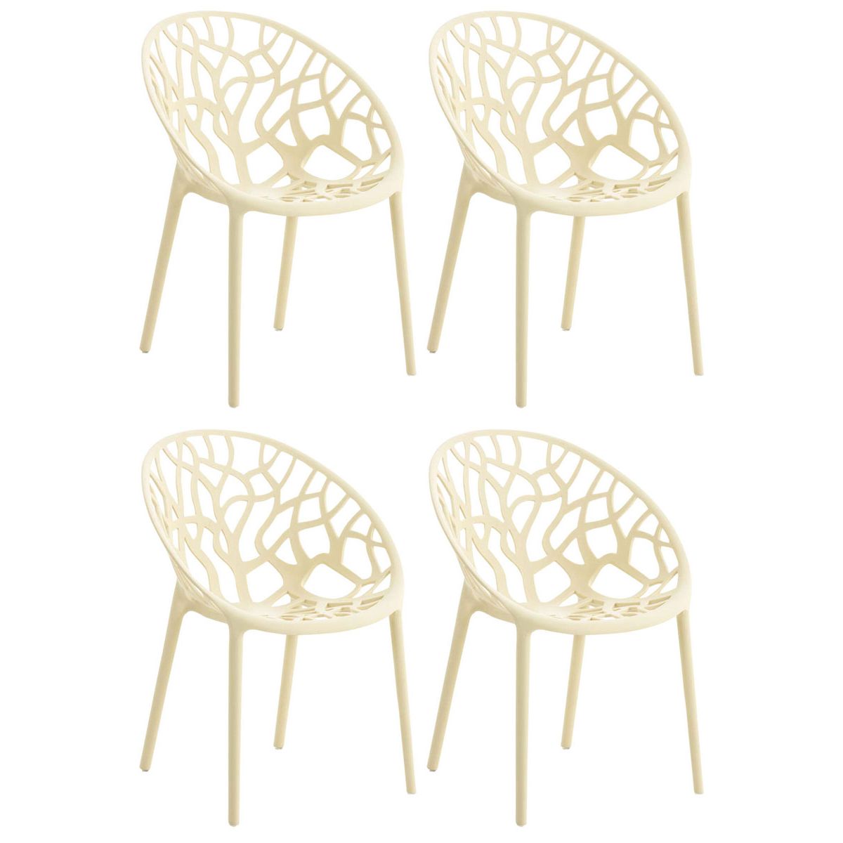 4 pinottavan puutarhatuolin setti Hope