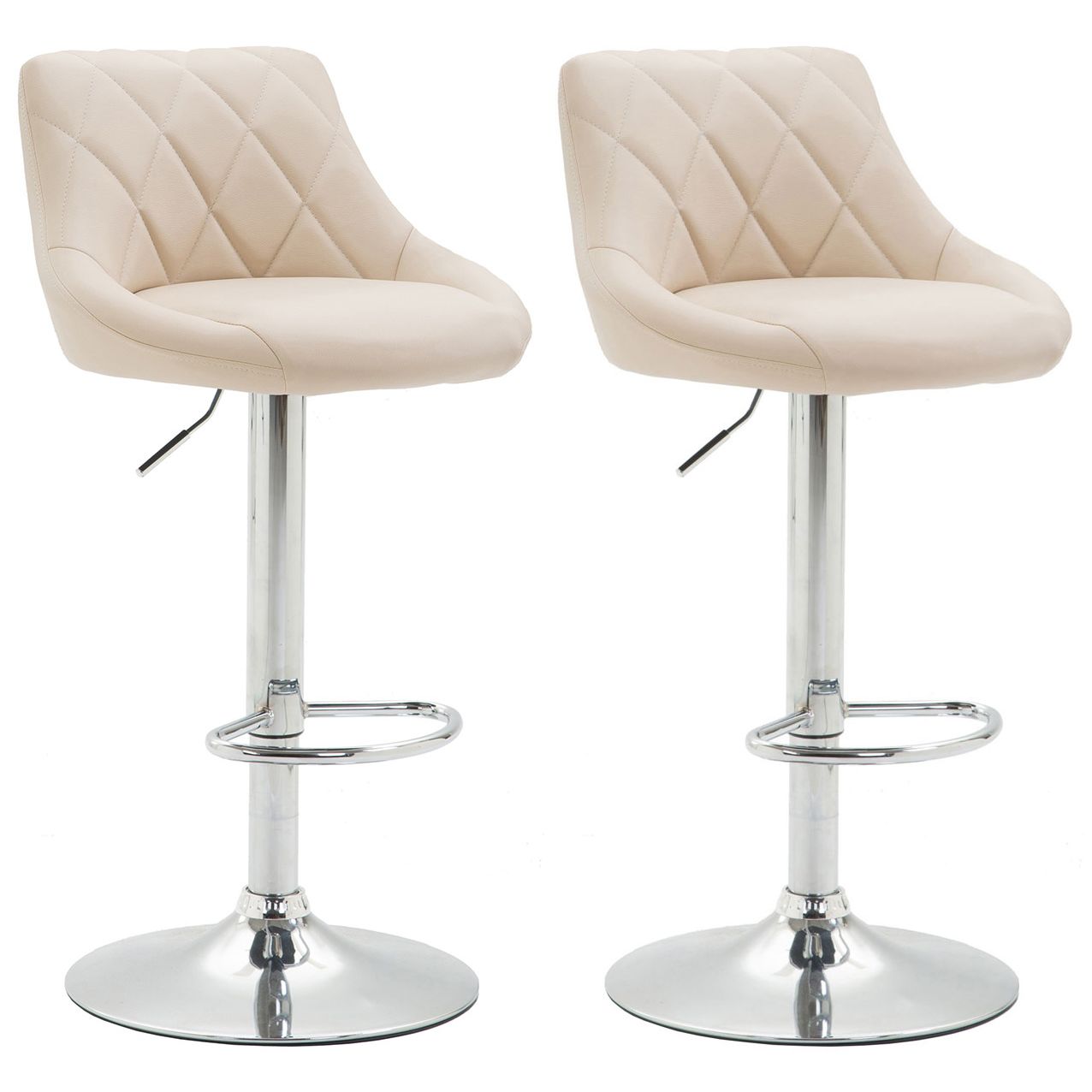 2 baarituolia Lazio keinonahkaa