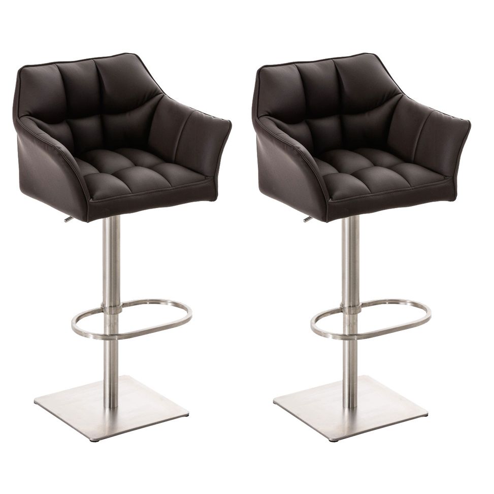 Setti 2 baarituolia Damaso keinonahkaa