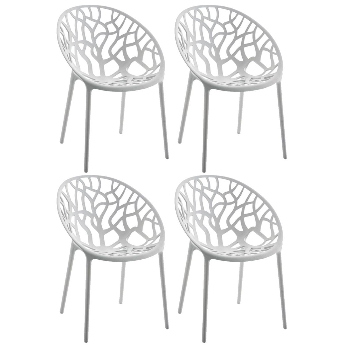 4 pinottavan puutarhatuolin setti Hope