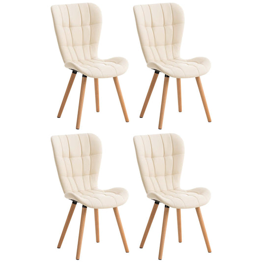 Setti 4 ruokasalin tuolia Elda keinonahkaa