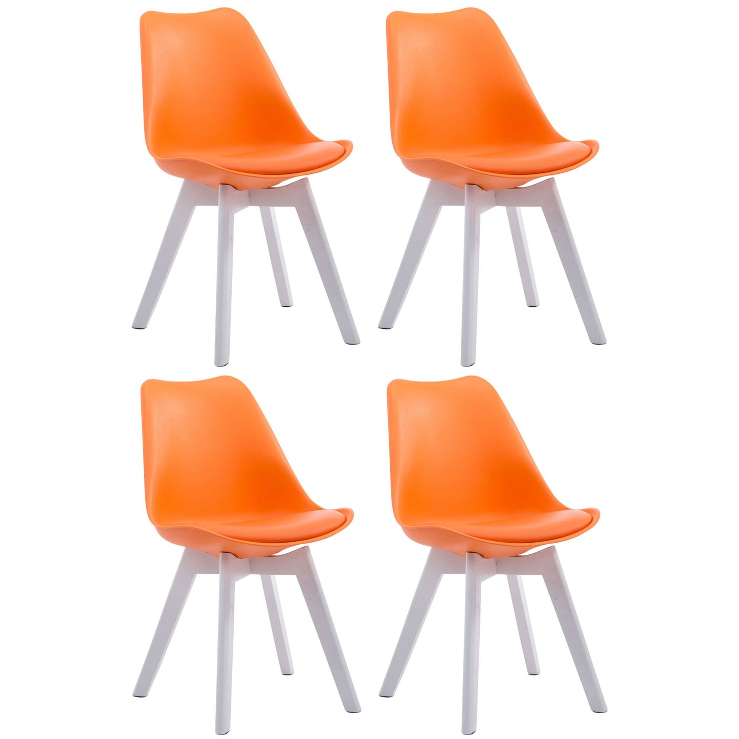 4 Tuolin setti Borneo keinonahkaa