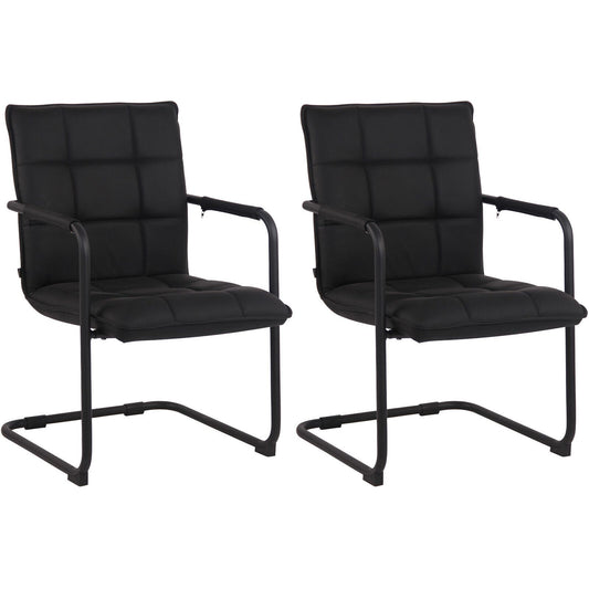 2 tuolin setti Gandia aitoa nahkaa