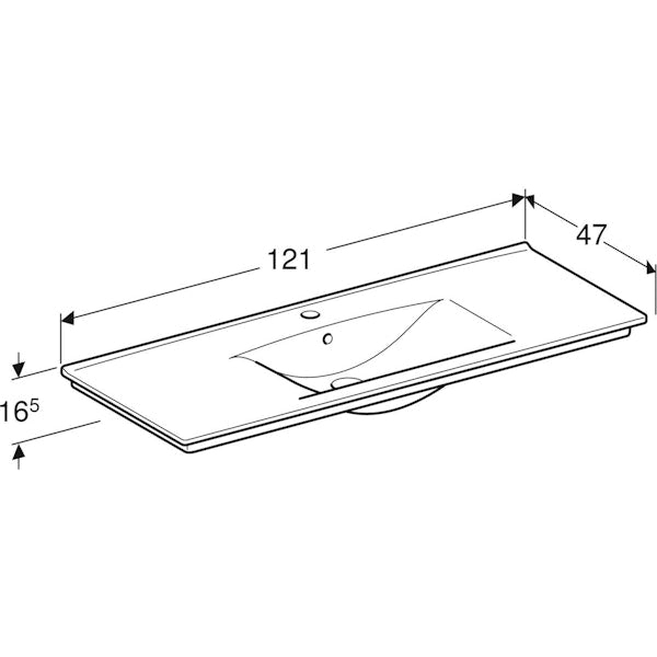 TASOALLAS IDO 16422 ELEGANT 1210 (1210x473mm)