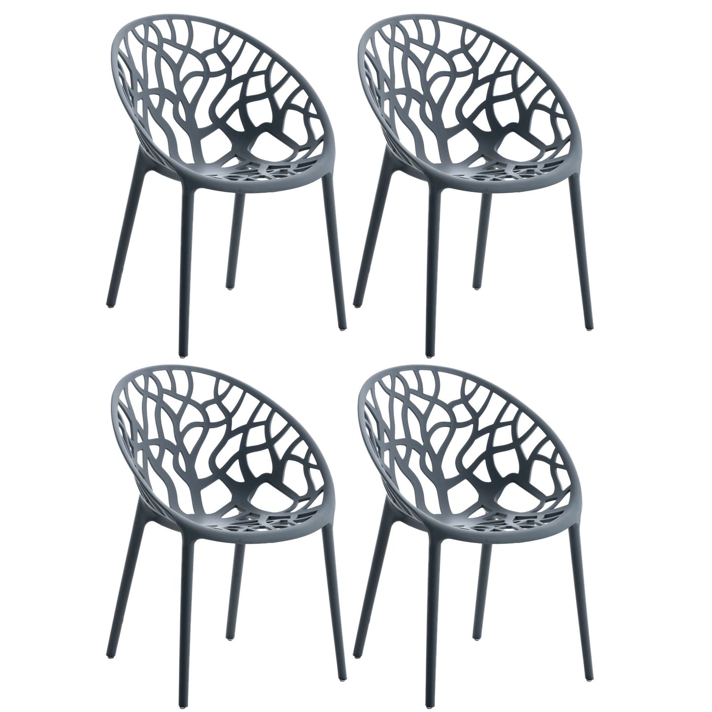 4 pinottavan puutarhatuolin setti Hope