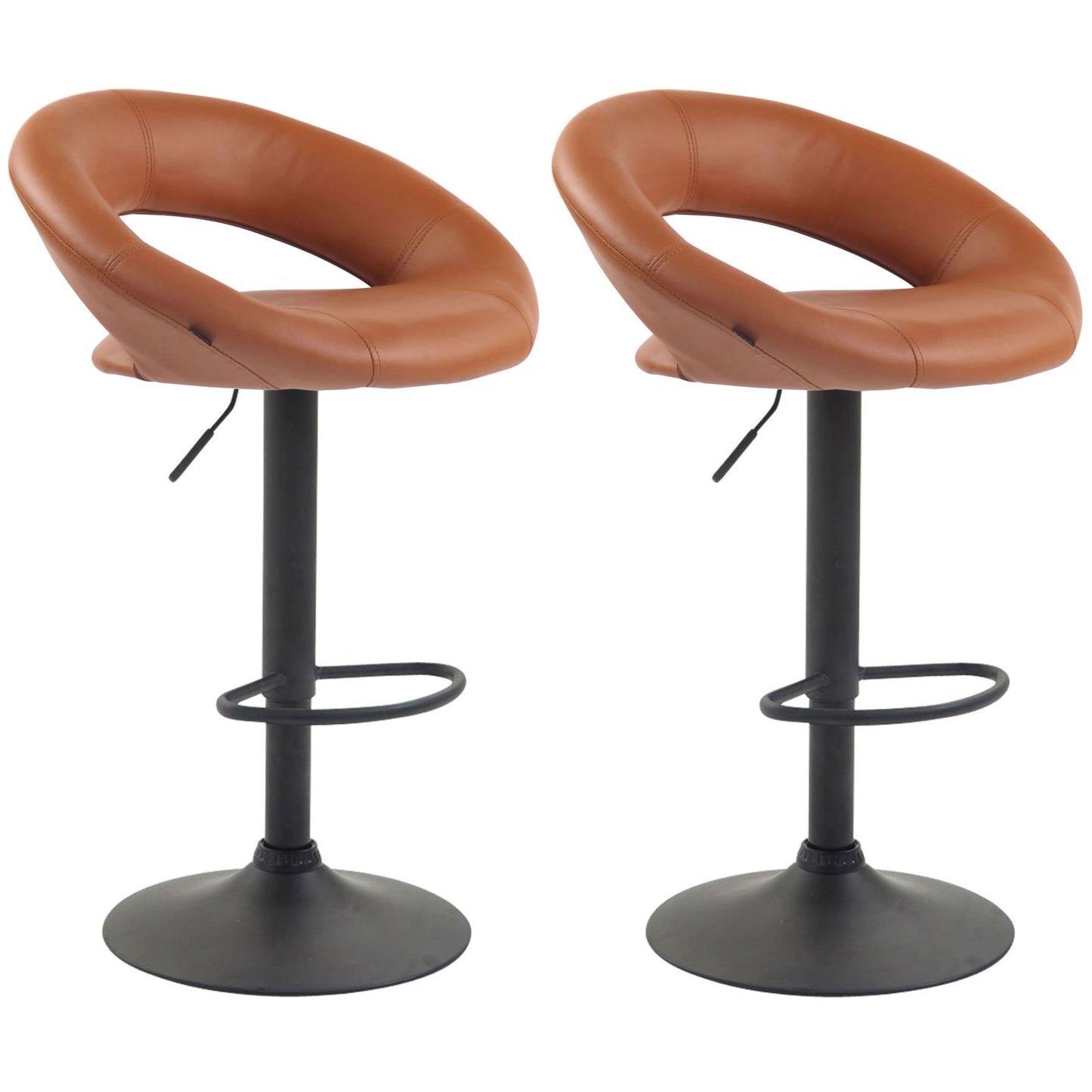 2 baarituolia Olinda keinonahkaa