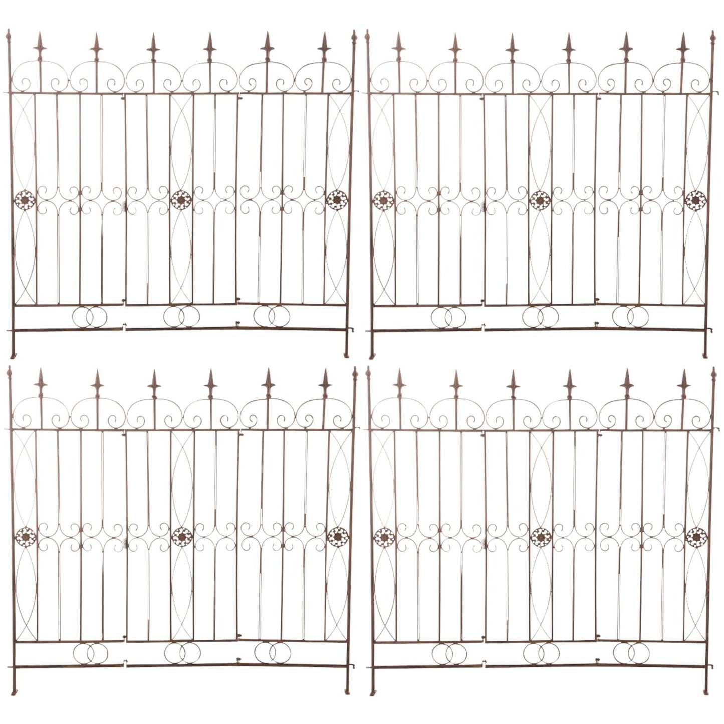 Sarja 4 puutarha-aitaa Chard