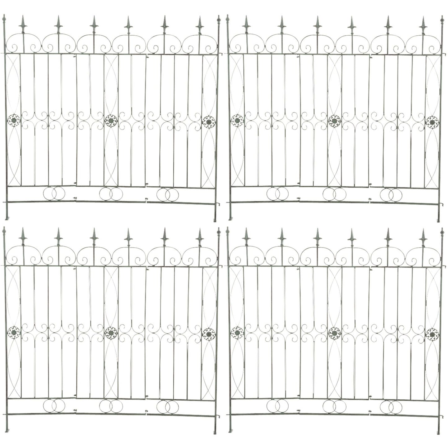 Sarja 4 puutarha-aitaa Chard