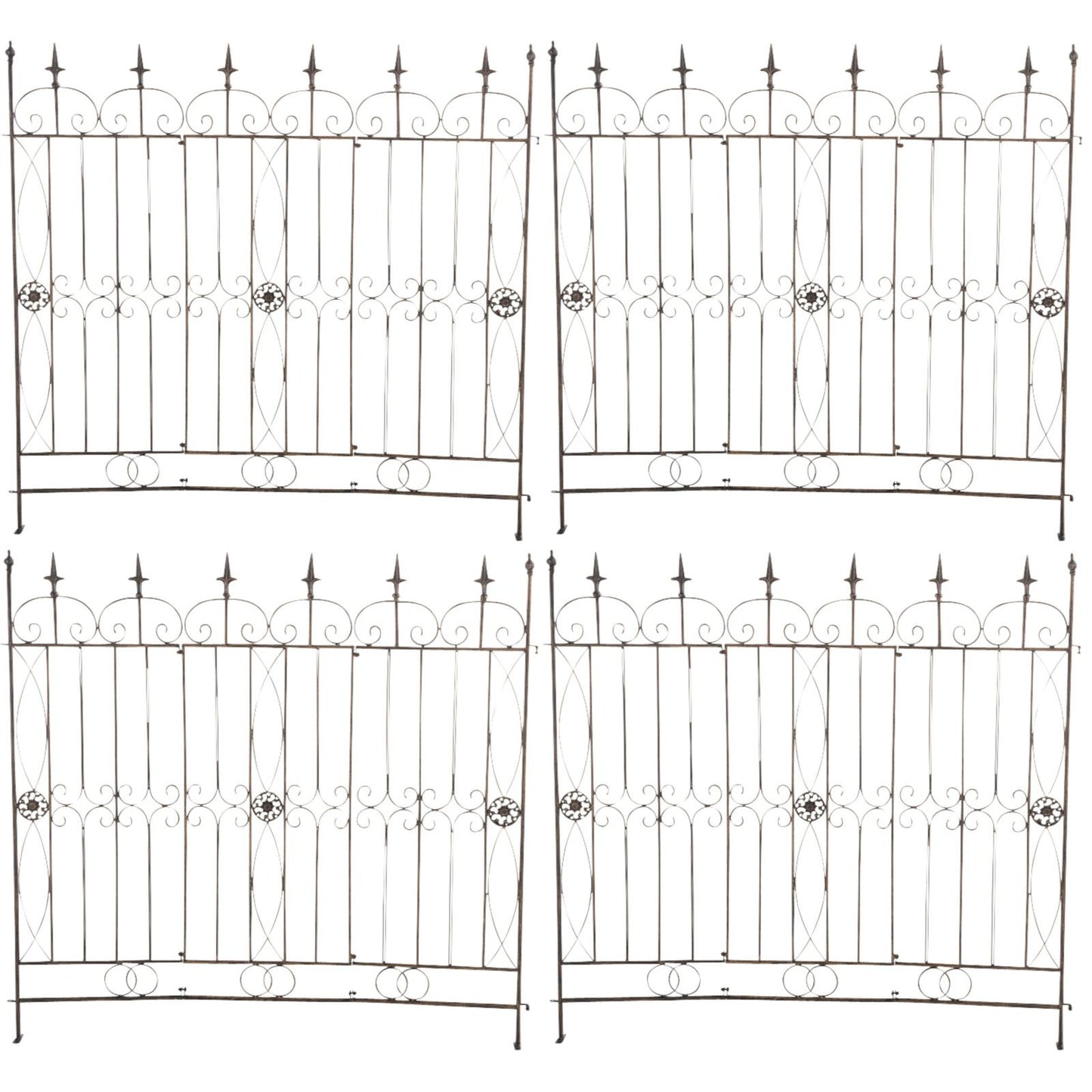 Sarja 4 puutarha-aitaa Chard