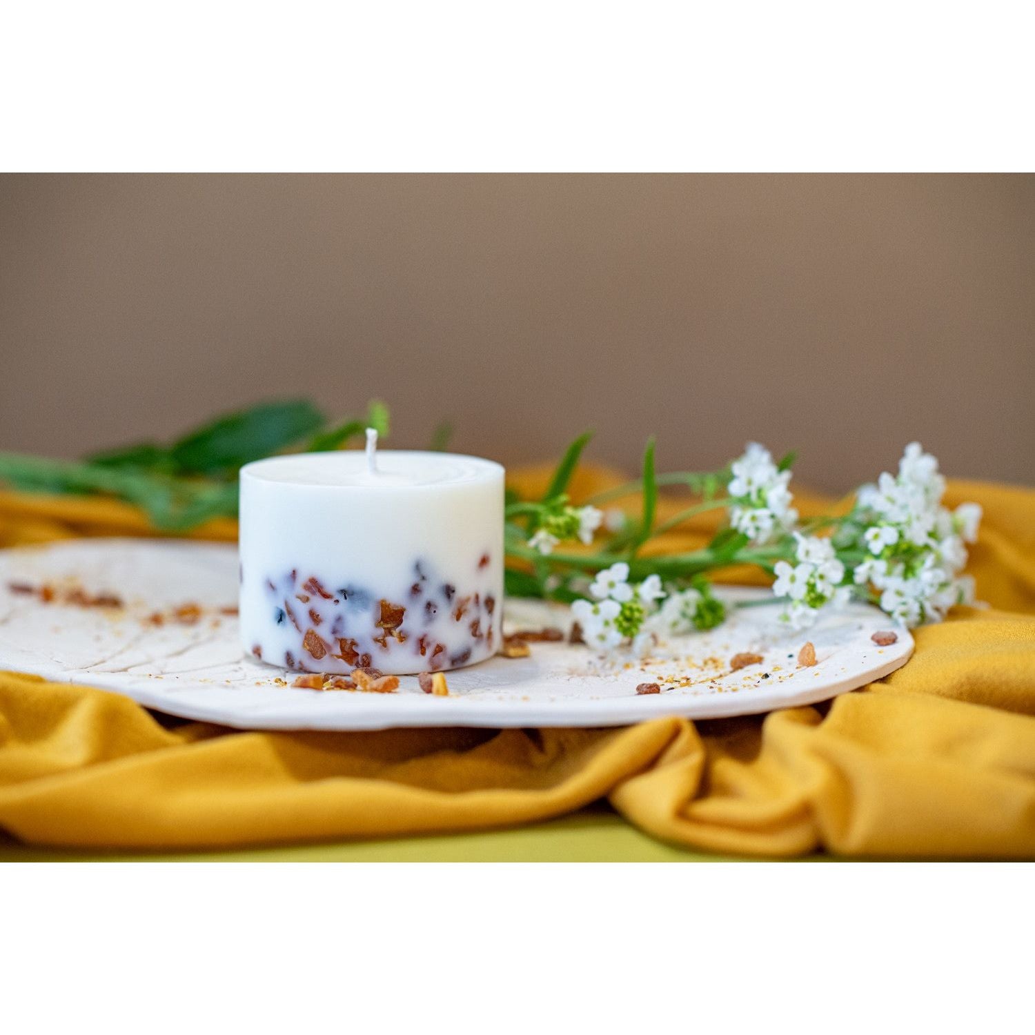 Hand-made Soy Wax Candle with Pine Scent