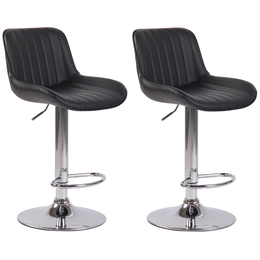 2 baarituolia Lentini keinonahkaa