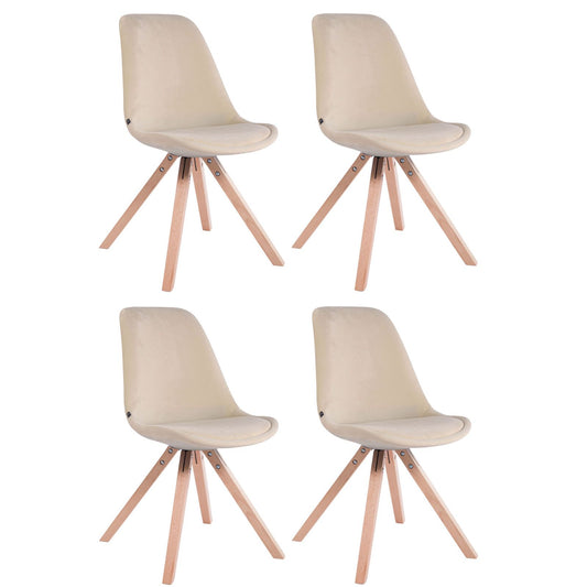 4 Toulouse Velvet Square -tuolin sarja