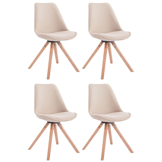 4 Tuolin setti Toulouse kangasneliö