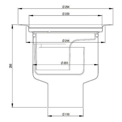 LATTIAKAIVO PYSTY PURUS HEAVY 110 R RST
