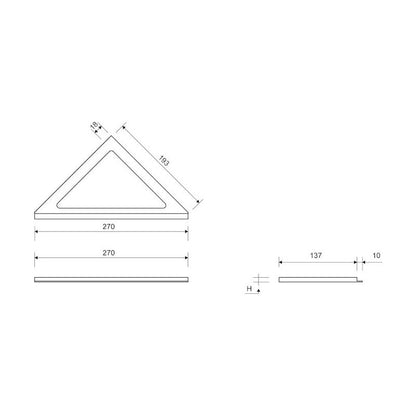 KEHYS KULMA UNIDRAIN 2501 200/8mm HARJATTU