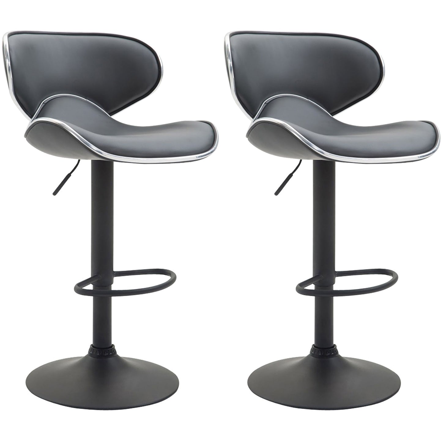 2 baarituolia Las Vegas keinonahkaa