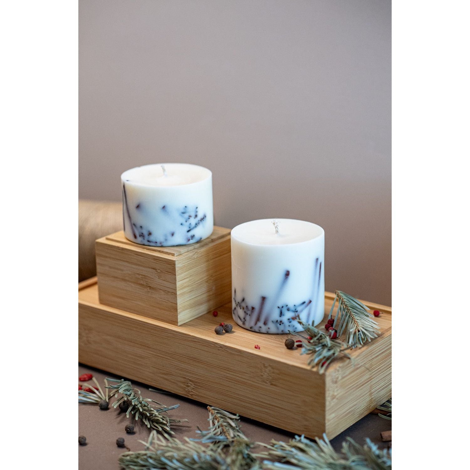 Hand-made Soy Wax Candle with Cinnamon Scent