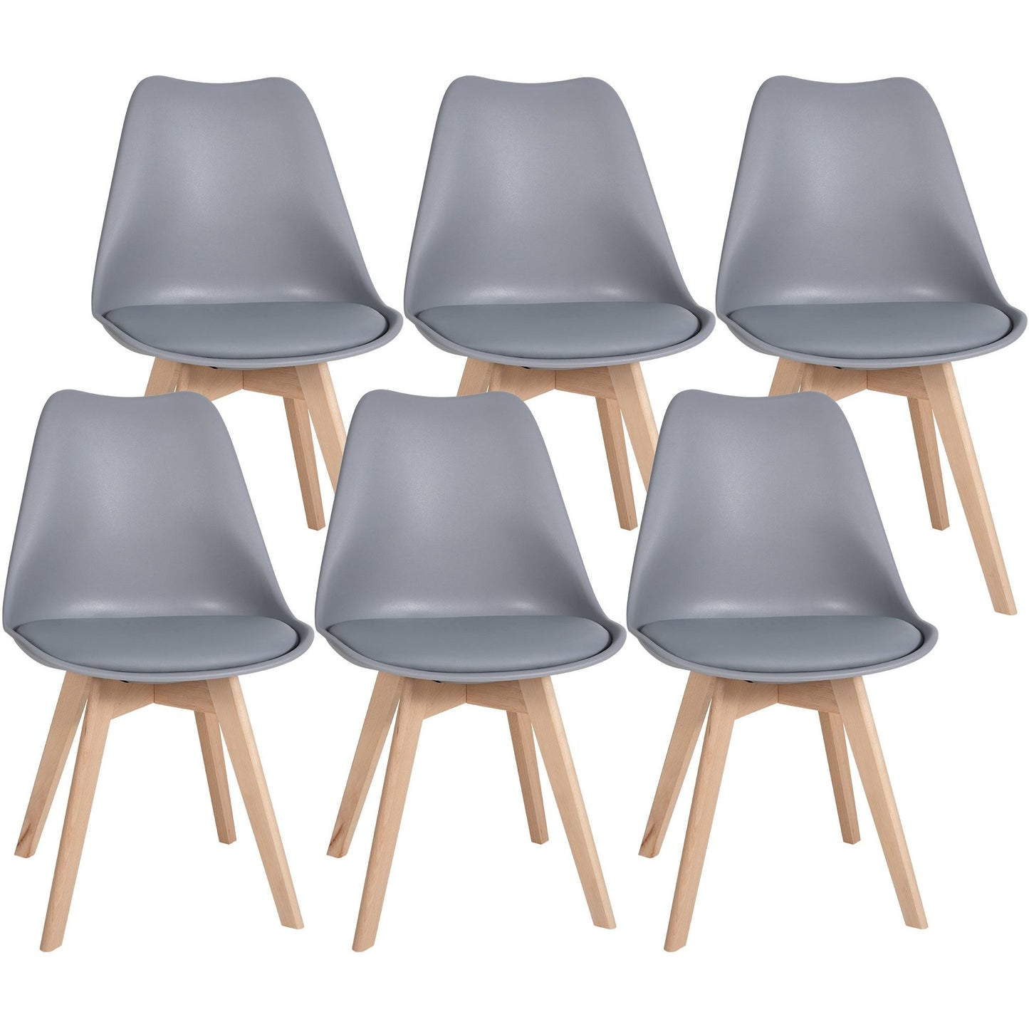 6 Ramsey-ruokailutuolin setti